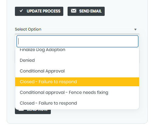 closed Dog House Approval Processes