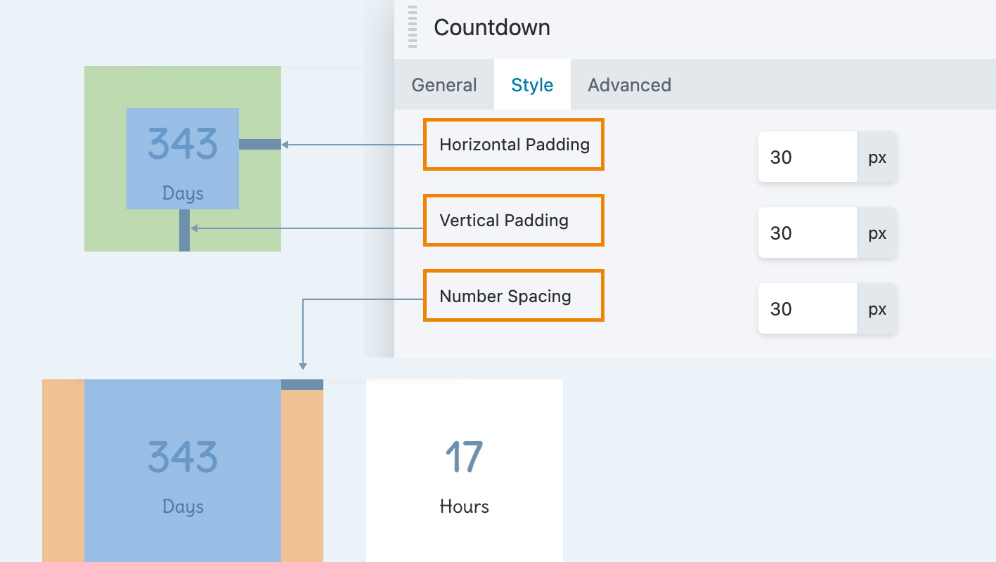 countdown-widget-padding