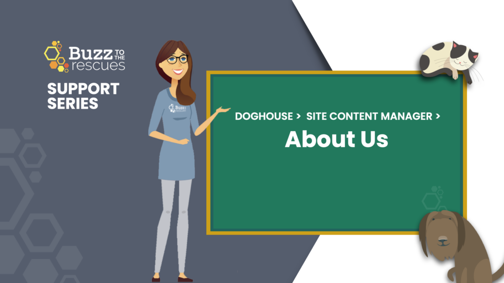 DogHouse → Site Content Manager → About Us